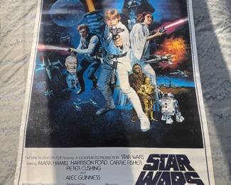 Original 1977 Lucasfilm LTD Star Wars Movie Poster