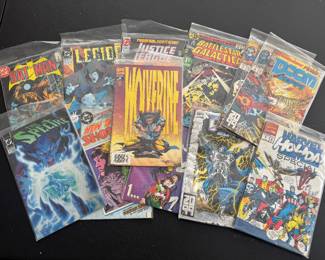 Collection of Vintage DC & Marvel Comic Books