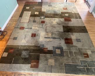 Tangent 100% Wool Pile Hand Tufted Rug (8' x 11')