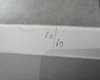 Framed Original Etching "Untitled" Signed Mauro Casarin '97 / Edition 50/60 ()