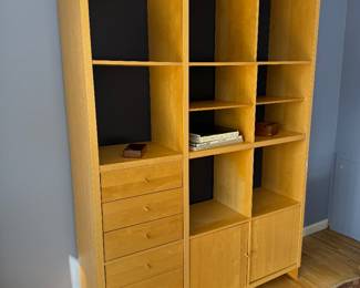 IKEA Kubist Shelving 6 Drawer / 2 Door Shelving System (17"D x 81-1/2"H x 58-1/2"W)