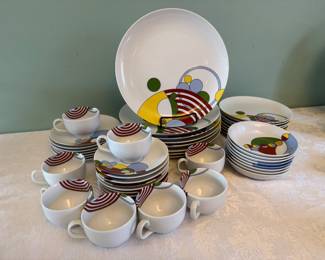 Cabaret for Tiffany & Co. A Design by Frank Lloyd Wright China (48pc)