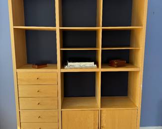 IKEA Kubist Shelving 6 Drawer / 2 Door Shelving System (17"D x 81-1/2"H x 58-1/2"W)