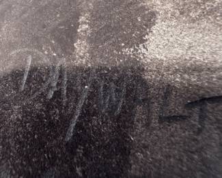 Framed Original Etching Abstract on Paper Signed Daywalt (Kathy) (17"H x 16"W)