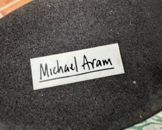 Stainless Steel "Boat Vase" Signed Michael Arem