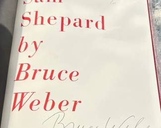 Bruce Weber autographed book