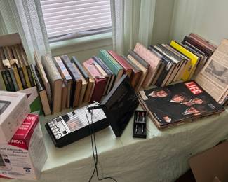 Books and electronics