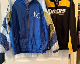Royals and Tigers jackets 