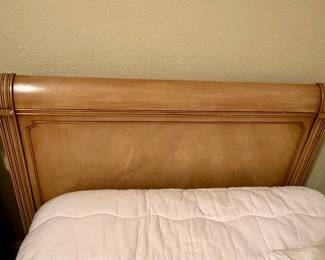 Two matching twin beds