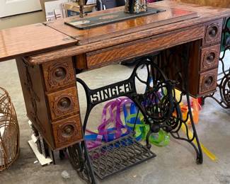 Antique Singer sewing machine