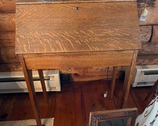 Oak secretary desk