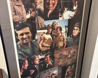 1976 MASH BESTCARE ANYWHERE TV SJHOW COLLAGE POSTER