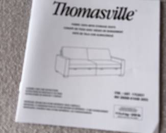INFORMATION FOR SOFA WITH STORAGE