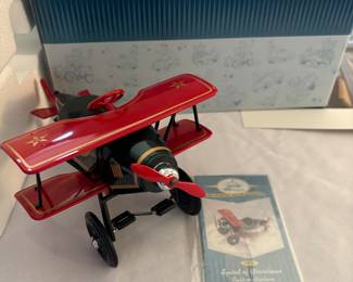 1998 HALLMARK 1930 SPIRIT OF XMAS CUSTOM BIPLANE
