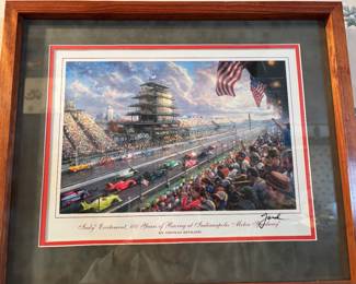 ARTWORK INDY 500 THOMAS KINCAID