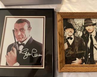 SIGNED PHOTOS IN FRAMES