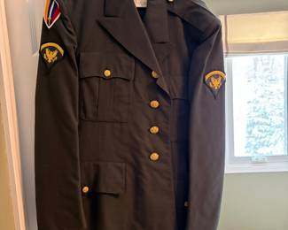 U.S.A army uniform belonging to homeowner, who served in Vietnam in 1968 and 1969.