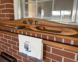 Handmade wood shelves