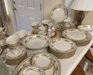 3 full sets of China - Noritake, Johann Haviland-Bavaria, Petite Bouquet Signature Collection
