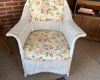 Vintage Heavy Wicker Chair
