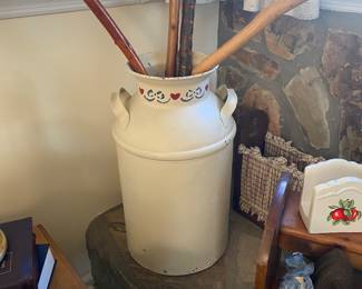 Large Vintage Milk Can