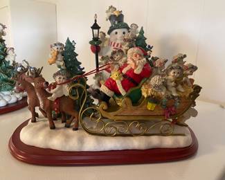 Lighted Danbury Mint Dreamsicles Collection Santa