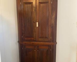 Solid Wood Corner Cabinet