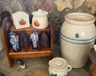 Marshall Pottery  Butter Churn Crock