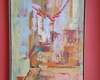 Abstract painting midcentury