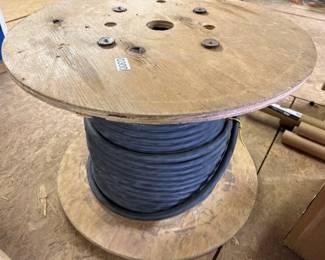 SPOOL OF INDUSTRIAL MULTI CONDUCTOR CABLE