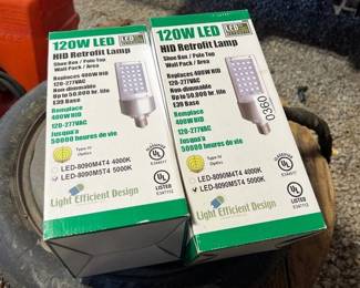 2 NEW 120 W LED LAMPS