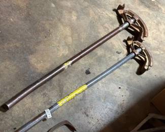 TWO PIPE BENDERS