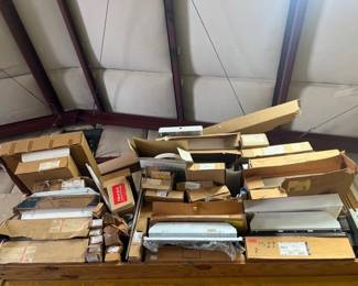 LOT OF LIGHTBULBS, FIXTURES