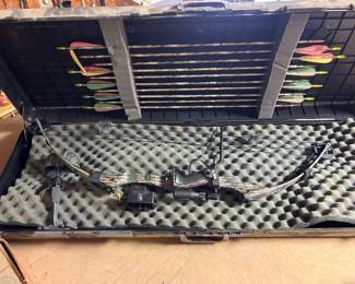HIGH COUNTRY COMPOUND BOW, ARROWS  CASE