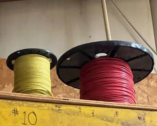 TWO SPOOLS OF WIRE