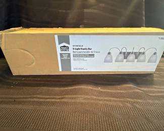 e Good Earth LED Light and Wynfield 5 Light Vanity Bar