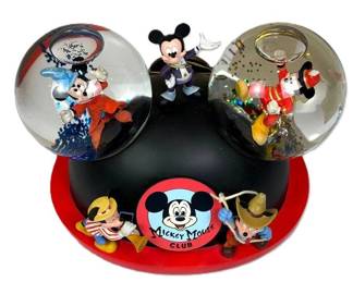 M Mickey Mouse Club Musical Snow Globe