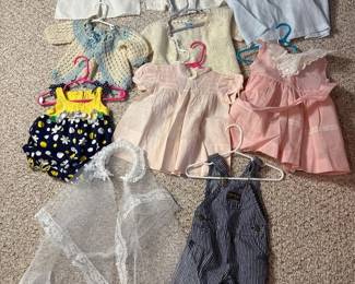 t Vintage Infant  Toddler Clothing Lot for 2 Babies