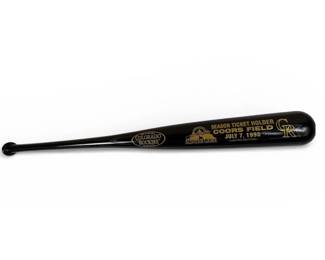 c Colorado Rockies Official All Star Game Season Ticket Holder Baseball Bat