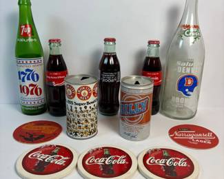 c Vintage Bottles and Cans