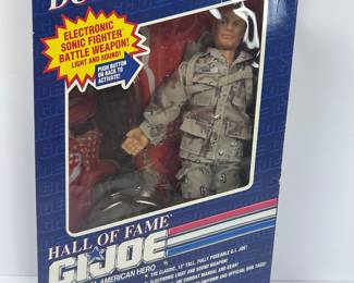 GI Joe Hall of Fame DUKE 12” Figure Electronic Sonic Fighter Battle Weapon Hasbro Boxed