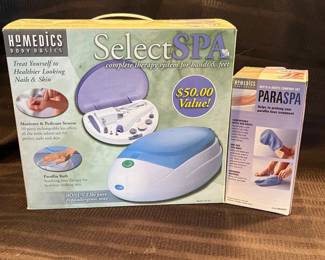 e HoMedics Select SPA Complete Therapy System for Hands  Feet with ParaSPA Mitts and Boots Comfort Set
