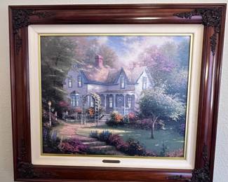 Thomas Kinkade Painting 'Home Is Where The Heart Is II' Limited Edition with COA