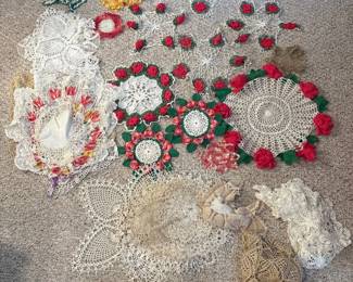 t Vintage Knitted Doilies and Other Knitted Items