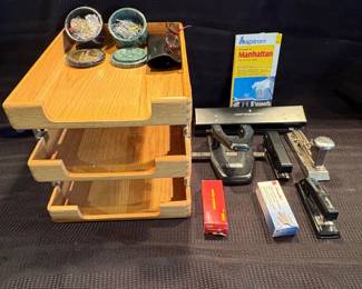 z Office Tray Set with Accessories and Staplers