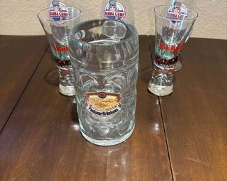 z Lot of Six Beer Glasses