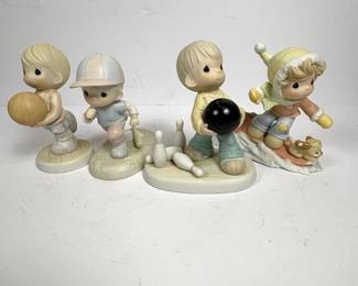 f Precious Moments Sports Porcelain Figurines