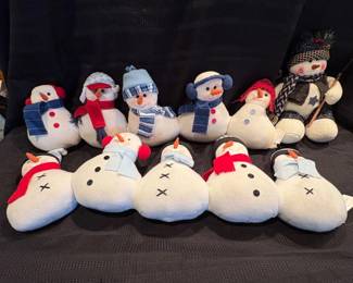 h Snowman Plushes
