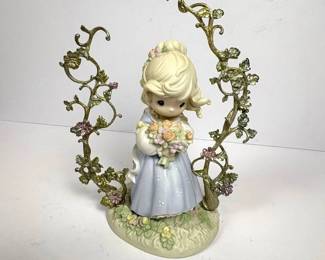 f Enesco Precious Moments Figurine No Gods Beautiful Garden