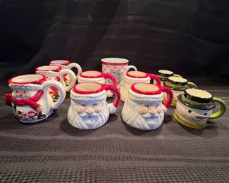 h Eleven Holiday Mugs